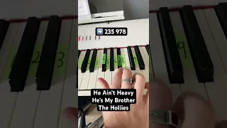 How to play He Ain’t Heavy He’s My Brother by The Hollies on piano