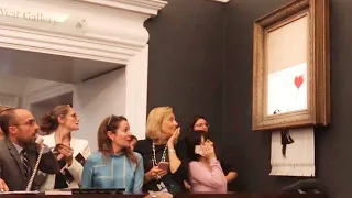 Banksy Artwork Shredded After Selling at Auction May Have Increased in Value