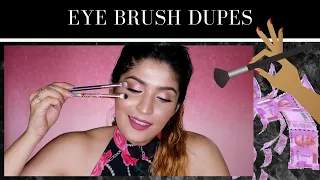 Eye Brush Dupes | MAC, Bobbi Brown & More ! | Shreya Jain