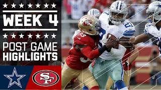 Cowboys vs. 49ers | NFL Week 4 Game Highlights