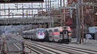 HIGH SPEED Amtrak & NJ Transit Northeast Corridor [NEC] Afternoon Action @ Princeton Junction