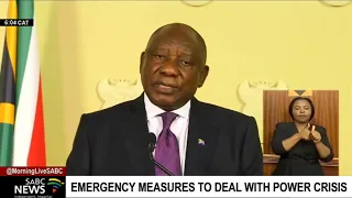 Eskom will buy electricity from IPPs and import from Zambia and Botswana: Ramaphosa