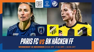 Paris FC vs. BK Häcken | UEFA Women’s Champions League 2023-24 Matchday 1 Full Match