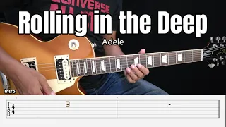 Rolling in the Deep - Adele - Guitar Instrumental Cover + Tab