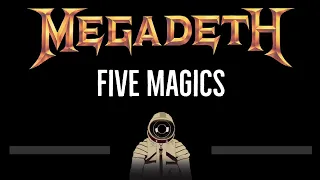 Megadeth • Five Magics (CC) 🎤 [Karaoke] [Instrumental Lyrics]