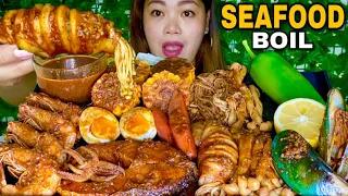 SPICY SEAFOOD BOIL MUKBANG | COOKING & EATING | MUKBANG PHILIPPINES