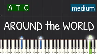 ATC - Around The World (La La La La La) Piano Tutorial | Medium