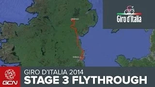 Giro d'Italia 2014 Stage 3 Fly Through