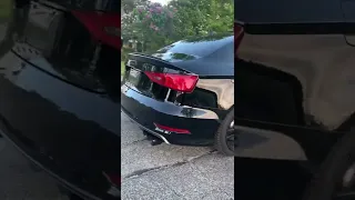 Audi s3 catback exhaust with down pipe