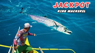 BIG KING MACKEREL (TANGIGUE)!!HANDLINEFISHING PHILIPPINES!! Jackpot King Mackerel!