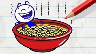 Pasta Point of No Return - Pencilmation | Animation | Cartoons | Pencilmation