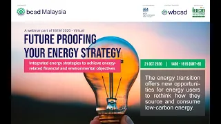 BCSD Malaysia - Future Proofing Your Energy Strategy @ IGEM 2020