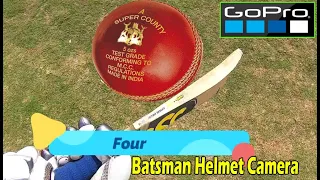 Batsman Helmet Camera Cricket Match [ NSG Cricket Academy VS DPSG Cricket Academy ]