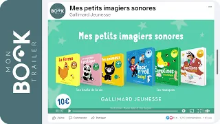 Publicité TV Mes petits imagiers sonores chez Gallimard Jeunesse