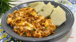 This Egg Sauce Is Always A Favorite Breakfast Or Lunch In My House, Try It Very Delicious & Easy