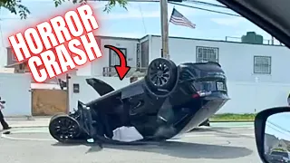 Road Rage & Instant Karma USA | Bad Drivers, Crashes, Angry Karens, Cops on Time, Brake Check [2024]