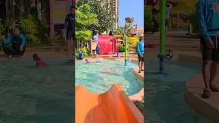 🍊 Orange Kiddie Cove Water Slide 💦 at Vana Nava Hua Hin 🇹🇭