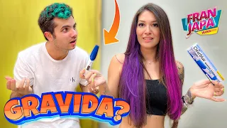 FIZ TESTE DE GRÁVIDEZ! ESTOU GRÁVIDA!? 😱- Fran Japa