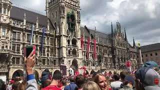 Munich Celebrates FC Bayern's Bundesliga Championship at Marienplatz 2019