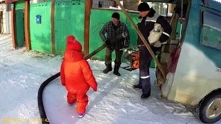 Дела житейские: про каток из проруби и самодельный котел