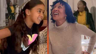 Sister, Sister’s Tamera Mowry-Housley and Daughter Ariah ACT OUT Classic Scene