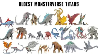 Oldest Monsterverse Titans | Age Comparison