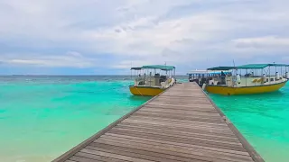 Embudu Village Island Maldives komplette Inselumrundung Oktober 2023