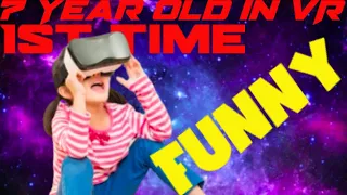 7 Year Old Tries VR for the FIRST TIME | Funny