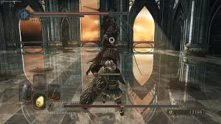 Dark Souls II - Sir Alonne (Greatshield+Spear strategy)