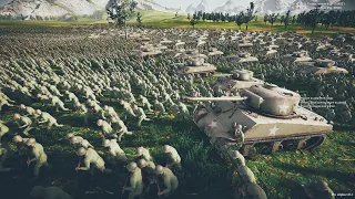 MASSIVE 1 MILLION Medieval Army Vs 30000 Modern Army | Ultimate Epic Battle Simulator 2 | UEBS 2