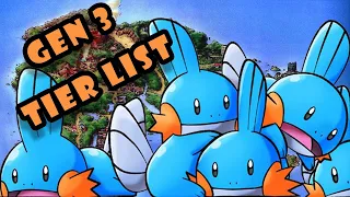 Pokemon Generation 3 In-game Tier List: Mudkip is Love, Mudkip is Life. | This is my Swamp(ert)