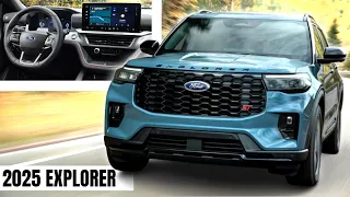 New 2025 Ford Explorer and ST Revealed With More Premium Features