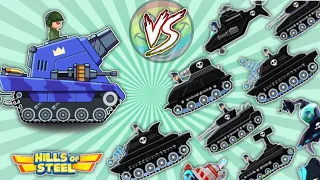 Hills of Steel! Tank Boss Battle CHONK TANK KRAKEN VS ALL BOSSES