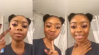 Skai Jackson | Instagram Live Stream | 13 August 2017