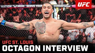 Carlos Ulberg Octagon Interview | UFC St. Louis