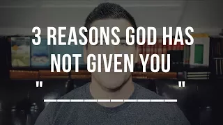 Why God Is Not Giving You a Husband, Wife, More Money, Boyfriend, Girlfriend, New House, Etc.
