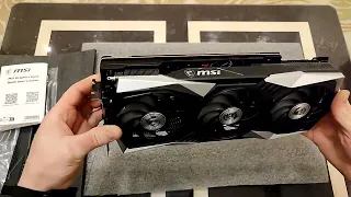 Unpacking and Pro Quality. MSI ADM RX 7900 XTX GAMING TRIO CLASSIC