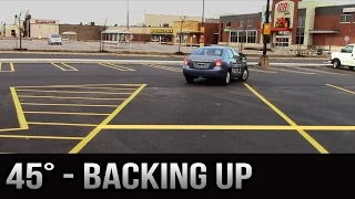 Parking 45 degrees - Backing Up