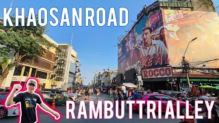 Khaosan Road & Rambuttri Alley