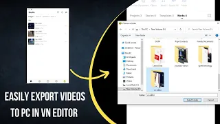 VN Editor से PC में वीडियो Export सीखे | How to EXPORT Video/Media Files In VN Video Editor For PC