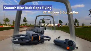 Smooth Bike Rack Gaps Flying - DJI Avata 2 using RC Motion 3 Controller