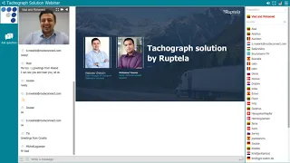 Webinar -Tachograph Solution by Ruptela