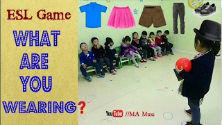 183 - Music Pass ESL game for MY CLOTHES | English teaching games by Muxi |