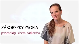 Záborszky Zsófia pszichológus