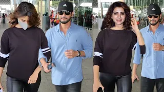 Samantha Akkineni and Mahesh Babu Sweet Behaviour with Bollywood Media | Arrived for New Project