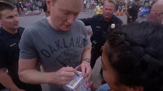 Conan O'Brien Signing Funko Pops!