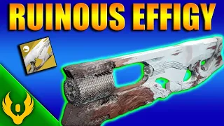 Destiny 2 Ruinous Effigy Exotic Trace Rifle PvP Gameplay Review | Season Of  Arrivals Quest