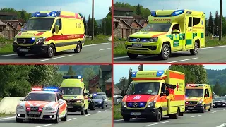 International EMS parade in Czechia - Rallye Rejviz 2019 - 70+ emergency vehicles