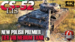 WoT CS-52 Lis Gameplay ♦ Premium Tier VIII Medium Tank Review 4K UHD