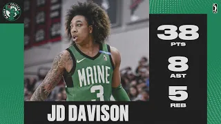 JD Davison Does It All (38 PTS, 8 AST, 5 REB) For Maine Against Motor City